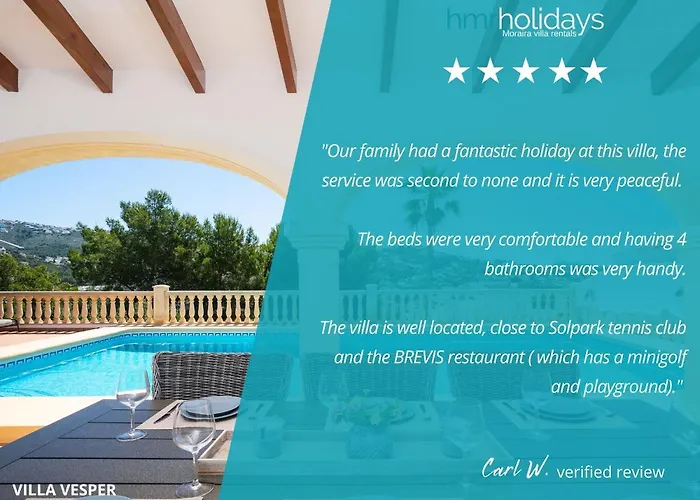 Vesper By Hmr Holidays Villa Moraira